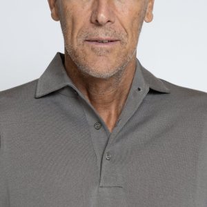 Polo in Lana Royal Merino super fine Grigio