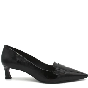 Mocassino in vernice nera Miss Unique