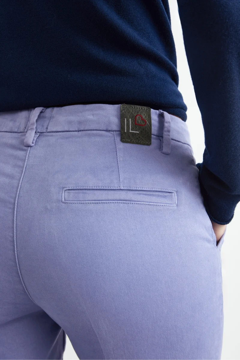 Pantaloni cinque tasche - LILLA - immagine 3