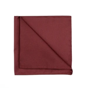 Pochette in Pura Seta - BORDEAUX