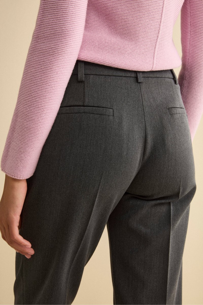 Pantalone Sigaretta Regular Fit - GRIGIO - immagine 3