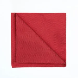 Pochette in Pura Seta - ROSSO
