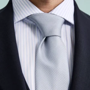 Cravatta elegante da Cerimonia - FANT. AZZURRO