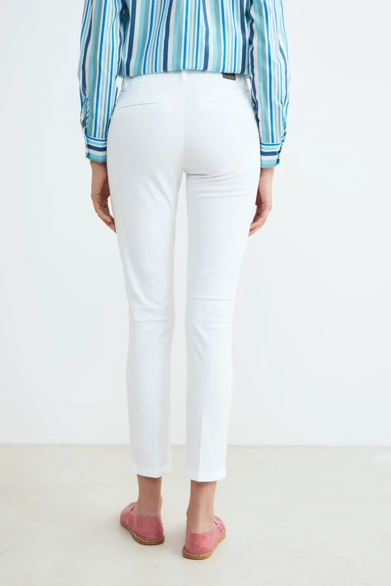 Pantalone chino - BIANCO - immagine 3