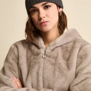 Cappello in cashmere a coste - GRIGIO SCURO