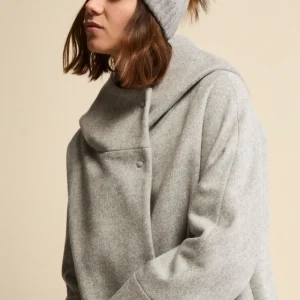 Berretto in Cashmere con Pompon - GRIGIO CHIARO
