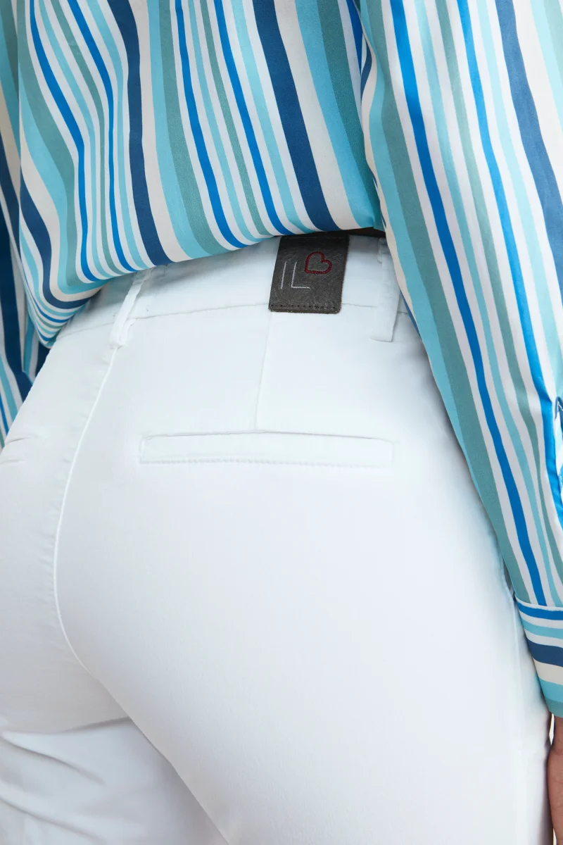 Pantalone chino - BIANCO - immagine 4