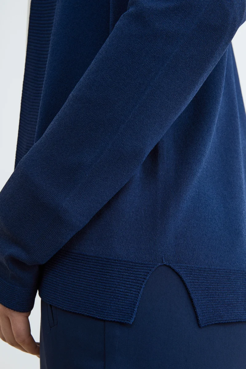 Cardigan aperto - BLU - immagine 4