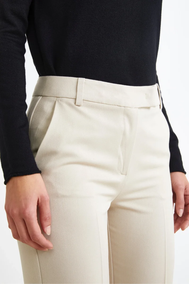 Pantalone Sigaretta Regular Fit - BEIGE - immagine 4