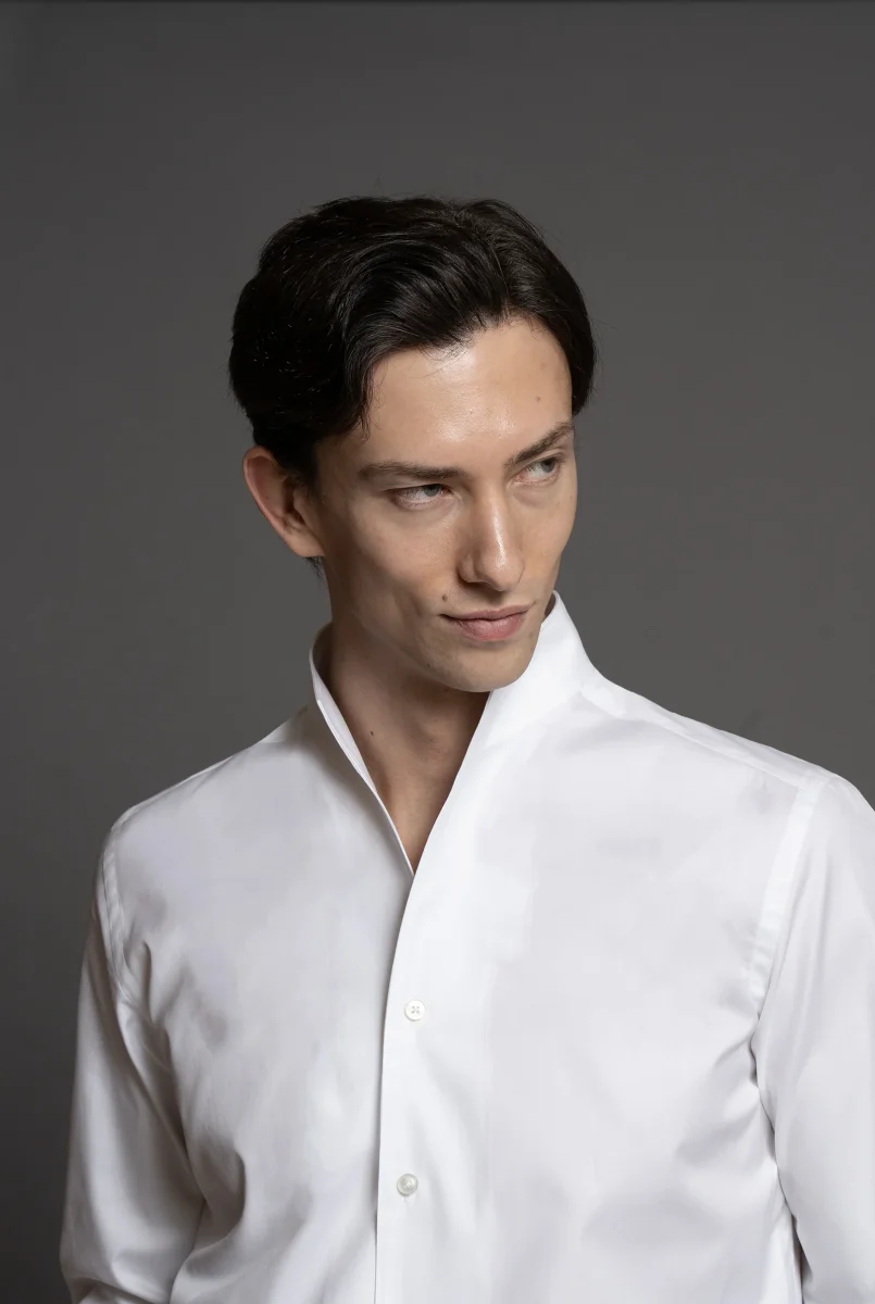 Camicia con collo Aristocratico Bianca - immagine 3
