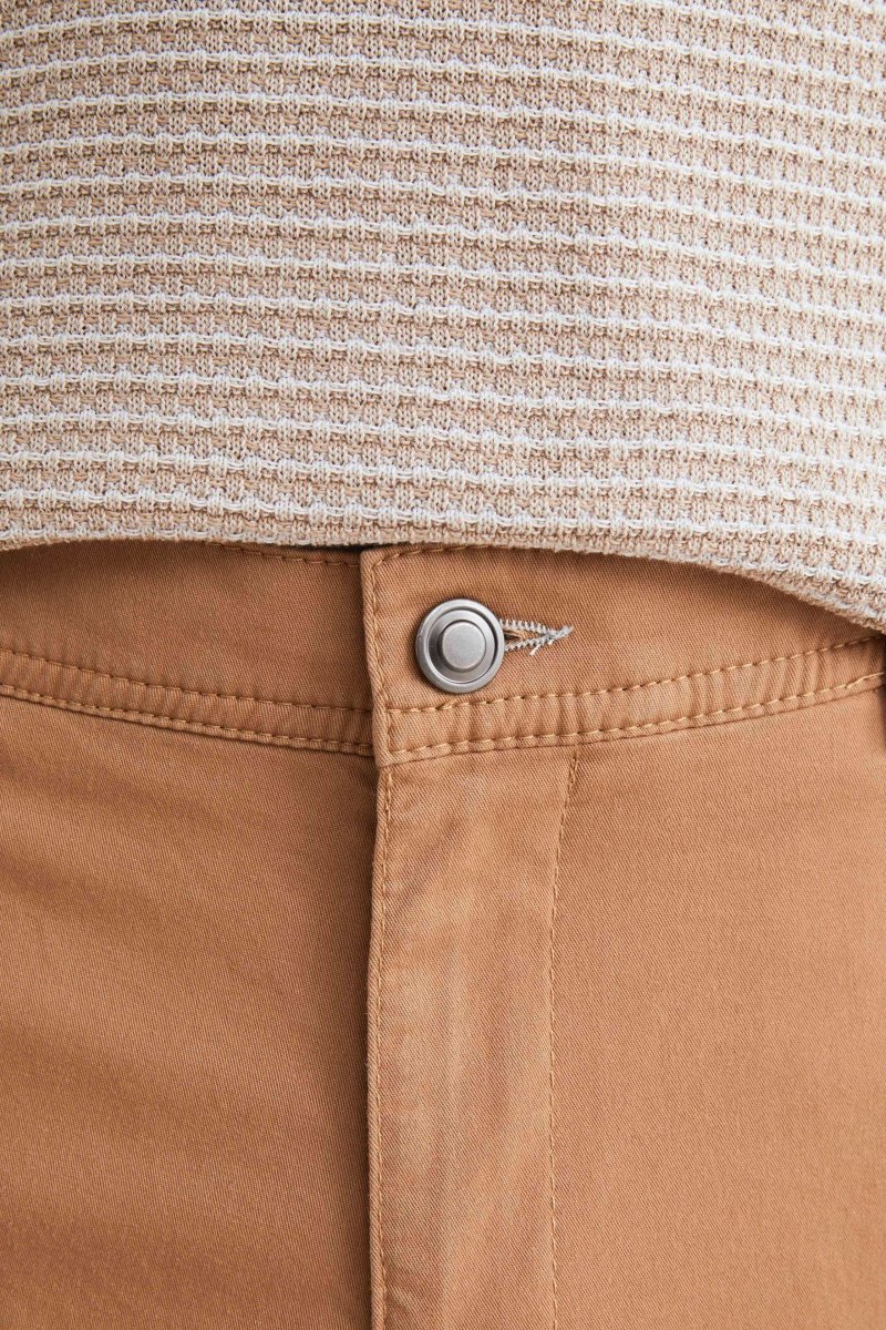 Pantalone chino in cotone - BRUCIATO - immagine 4