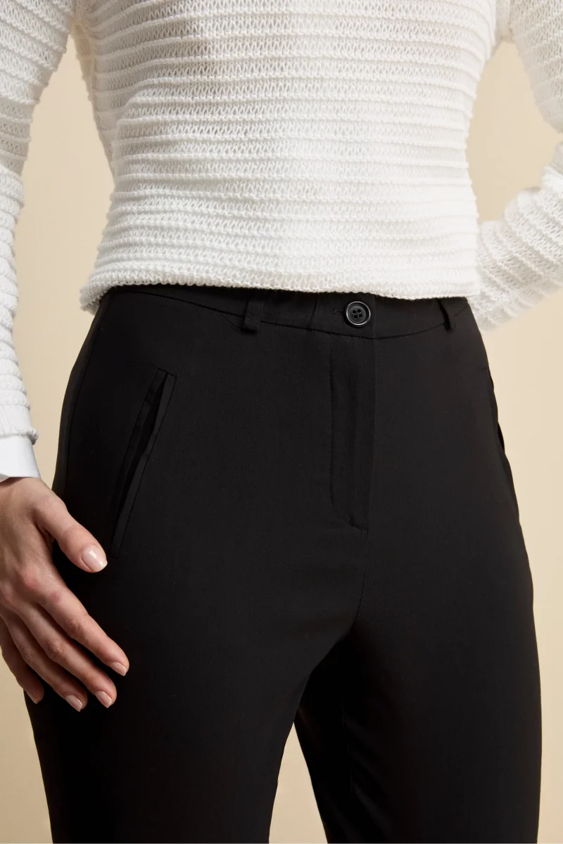 Pantalone elasticizzato - NERO - immagine 4
