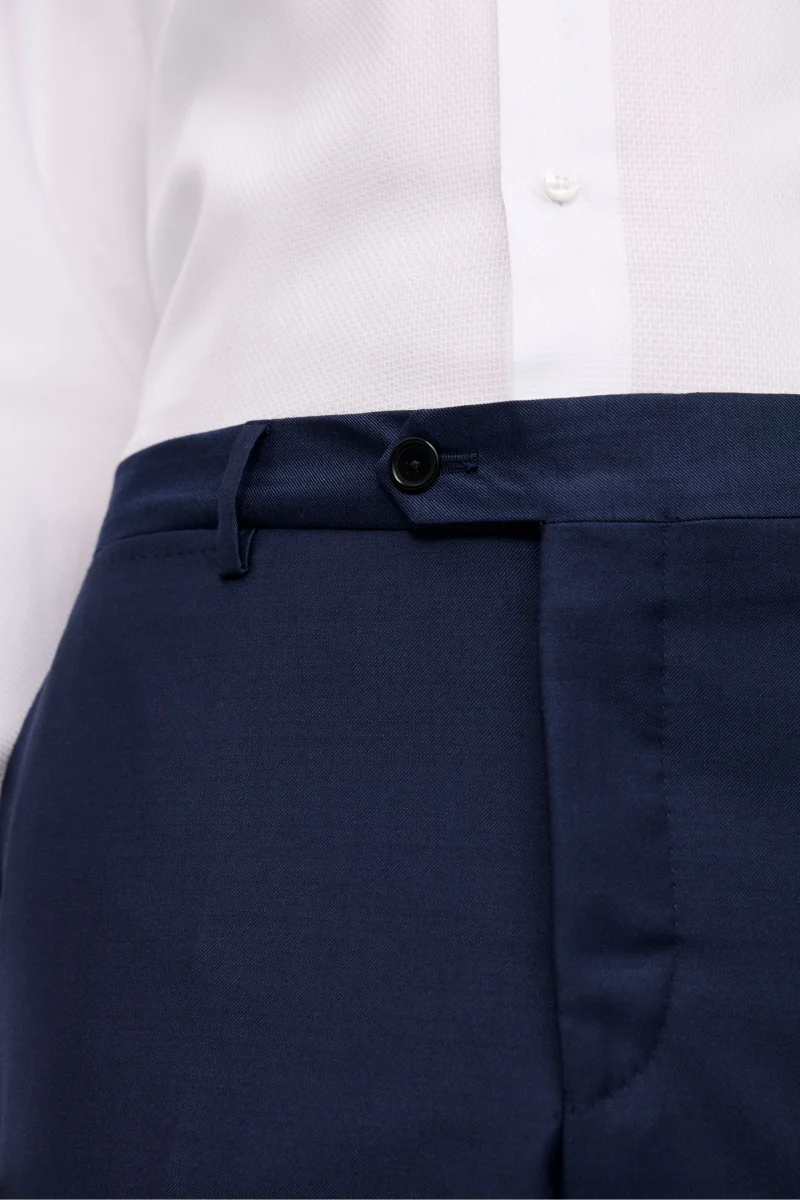 Pantalone da Cerimonia in Lana Vergine Drop 8 - BLU - immagine 4