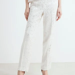 Pantalone elegante a sigaretta - ECRU