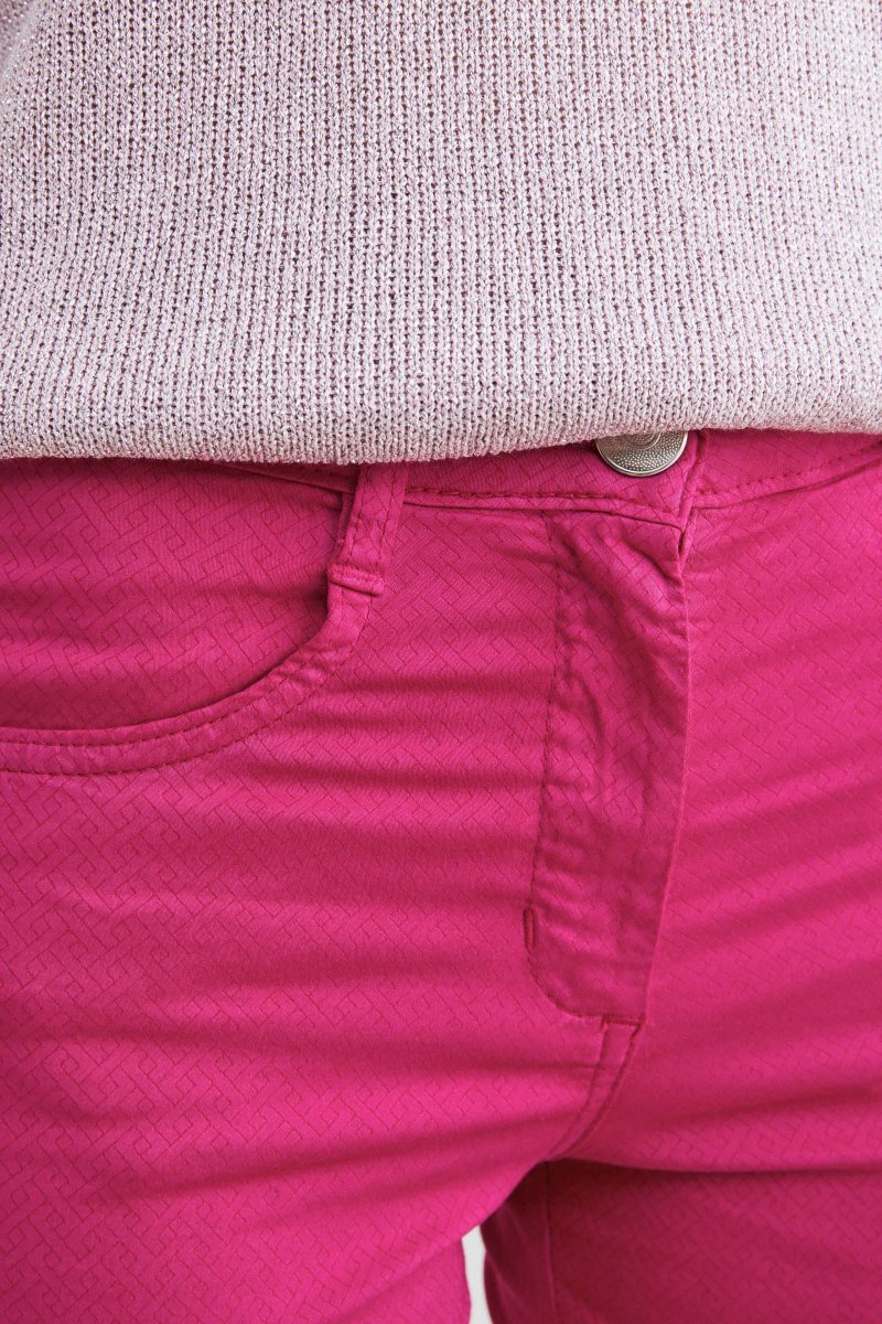 Pantaloni casual 5 tasche - ORCHIDEA - immagine 4