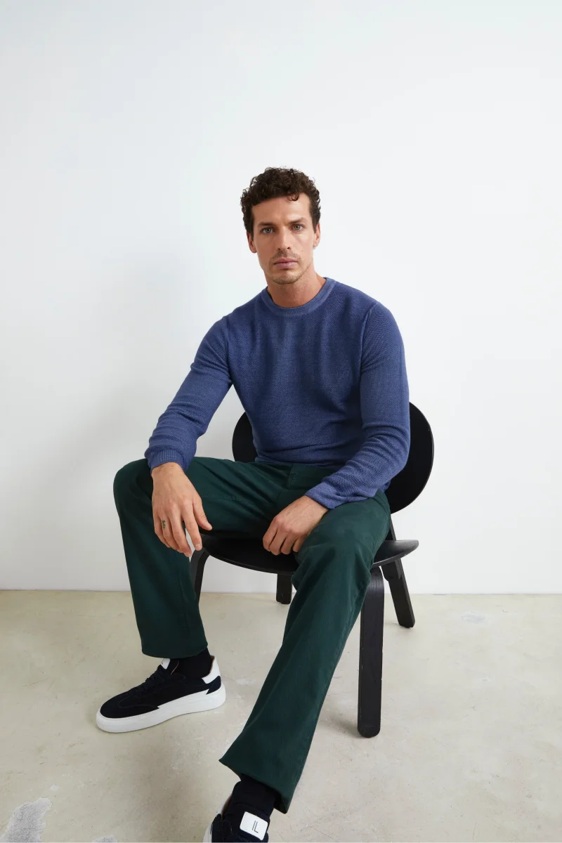 Pantalone Cinque Tasche Regular Fit - VERDONE - immagine 5