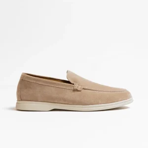 Slip-On Bassa suede Beige