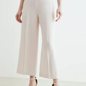 Pantalone culotte - AVORIO