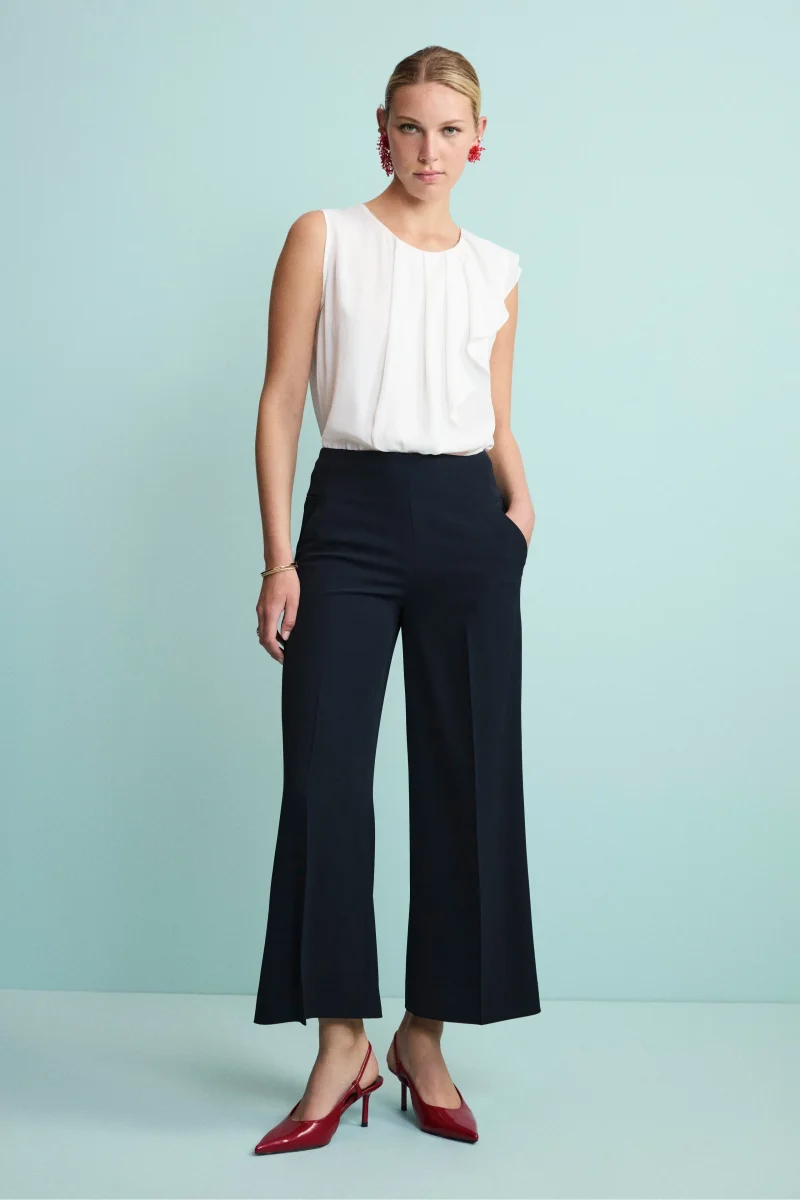 Pantalone culotte - BLU - immagine 5