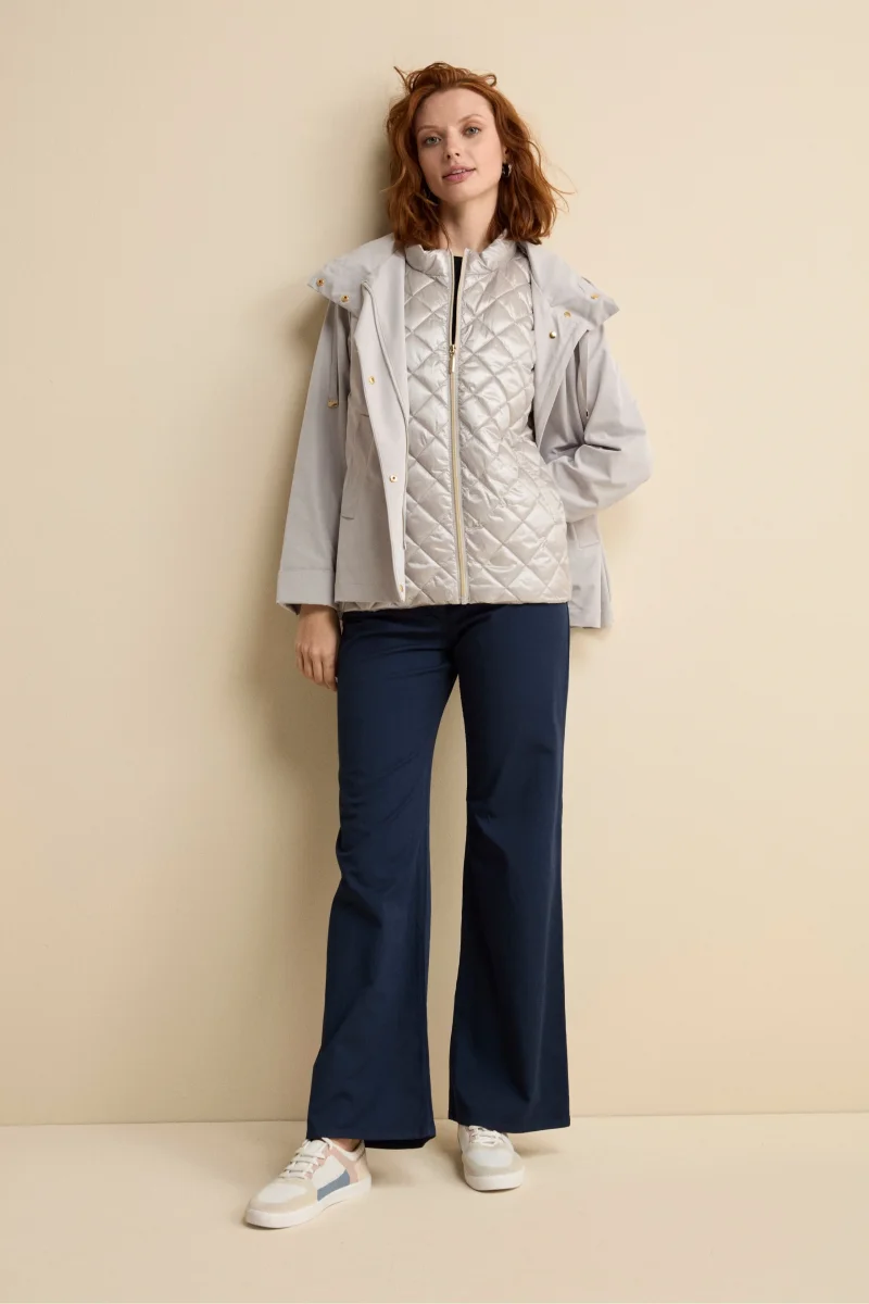 Pantalone Cinque Tasche a Gamba Larga - BLU - immagine 5