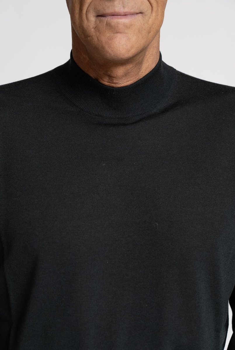 Lupetto super fine Lana Royal Merino Verdone - immagine 3