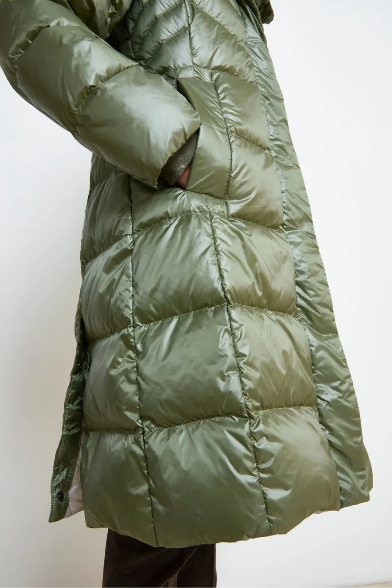 Piumino con cappuccio - SALVIA - immagine 6