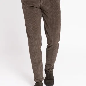 Pantalone Re-Hash in Velluto a Coste Testa di Moro