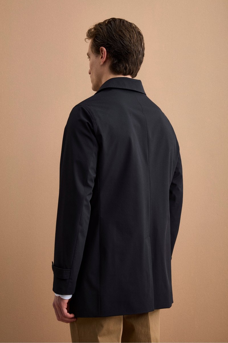 Trench Corto Impermeabile Foderato - BLU - immagine 8