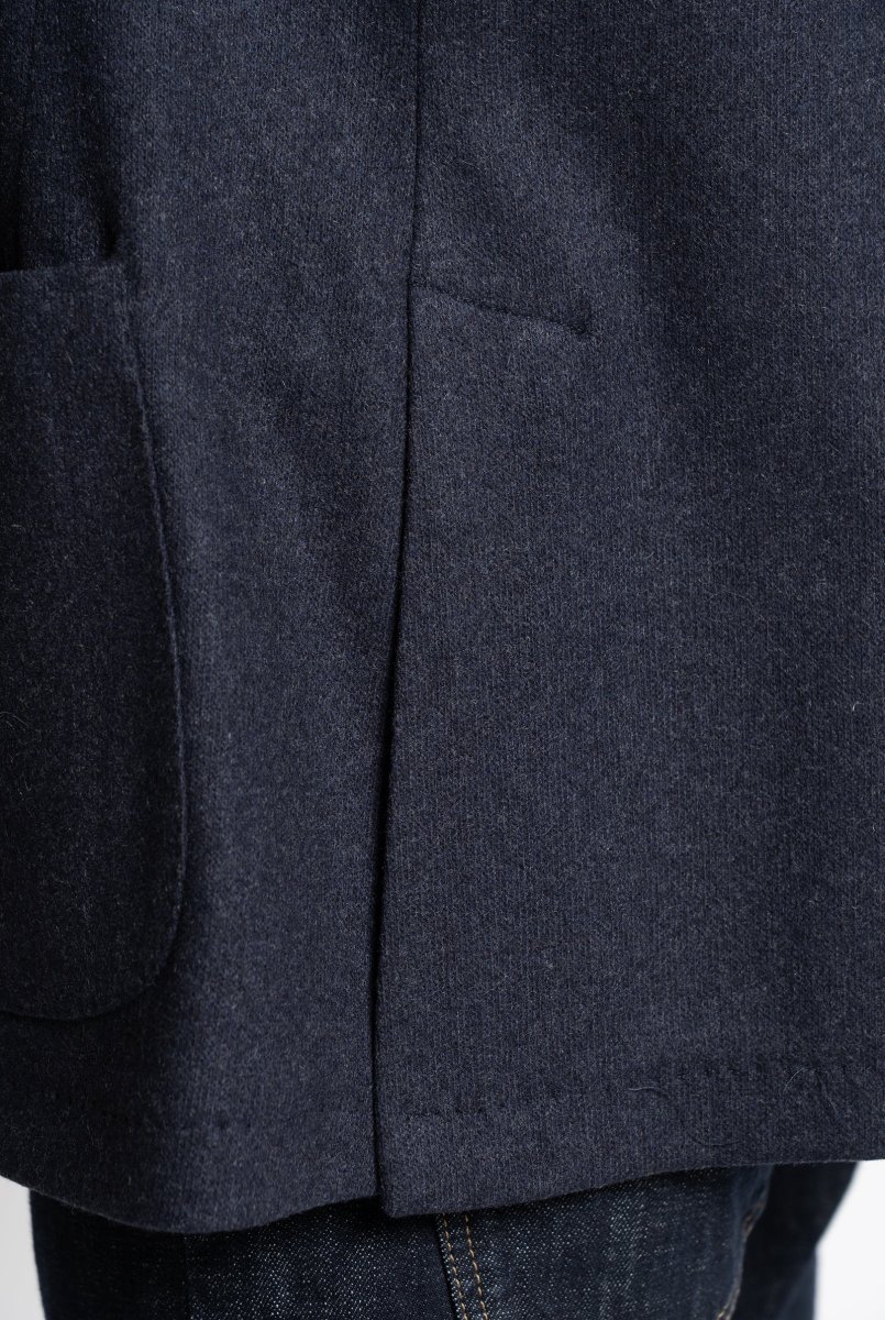 Blazer Monopetto in Cashmere Blu - immagine 4