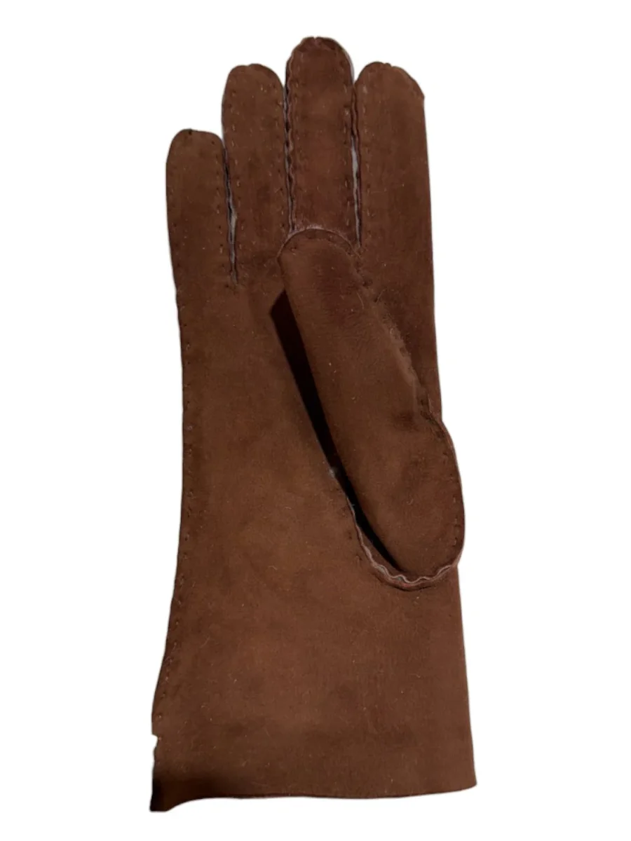 Guanto in vero montone da donna cognac - immagine 3