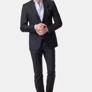 Abito da uomo blu vestibilità lunga - BLU