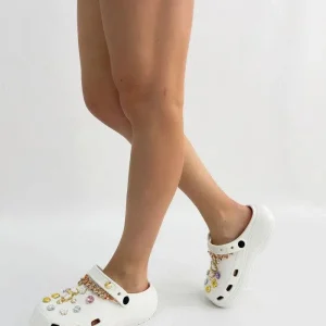 ADRIANA - platform in gomma con gioielli e pietre