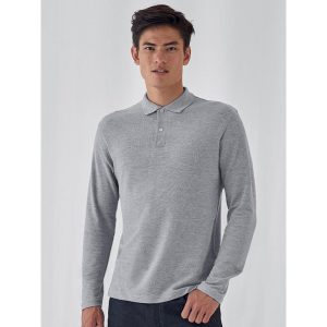 Polo unisex B&C manica lunga