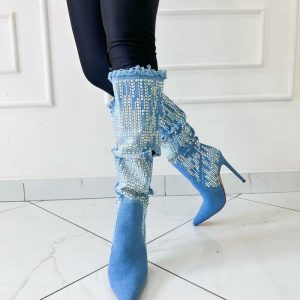 BEATS-  Stivali alti denim