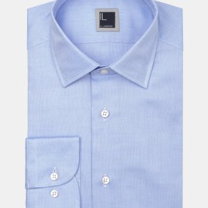 Camicia slim oxford - AZZURRO