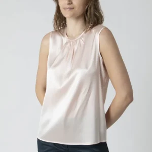 Top in seta - ROSA