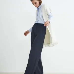 Gilet con frange - ECRU