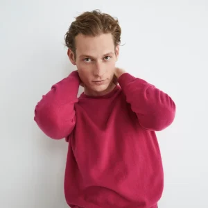 Maglia fine in cashmere - FRAGOLA