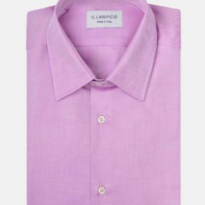 Camicia Slim Collo Classico - ROSA/PEONIA
