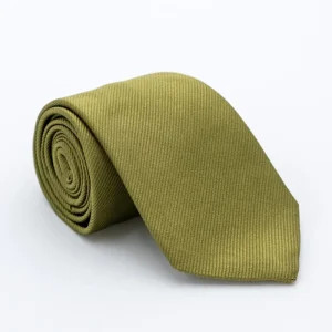 Cravatta Elegante in Seta - VERDE MARRONE