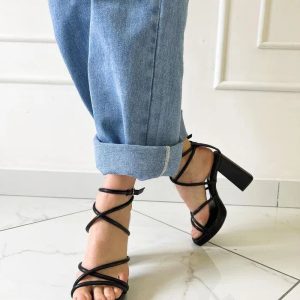 CILENIA– Décolleté intrecciato con cinturino