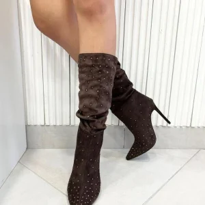 DANTY-Stivale con strass