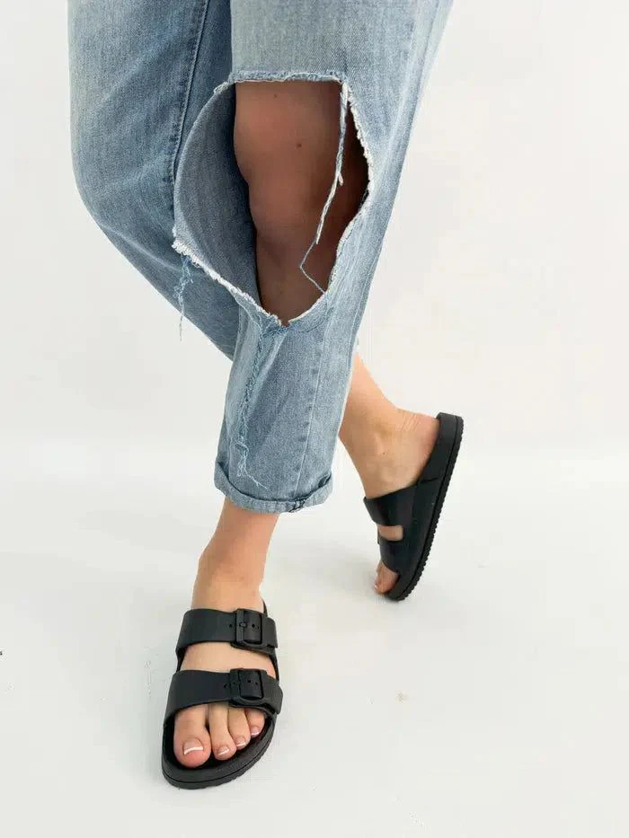 GABRIELLA-ciabatta platform con fibbie - immagine 6