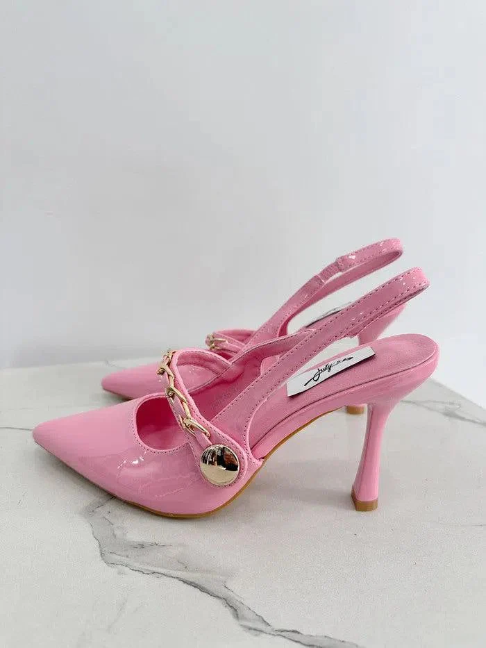 HARRIET-Decolletè con decorazione catena - immagine 3