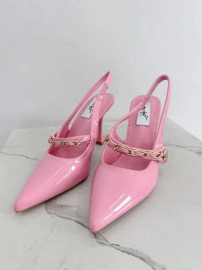 HARRIET-Decolletè con decorazione catena - immagine 4