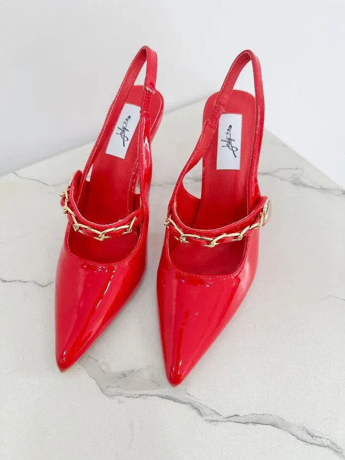 HARRIET-Decolletè con decorazione catena - immagine 7