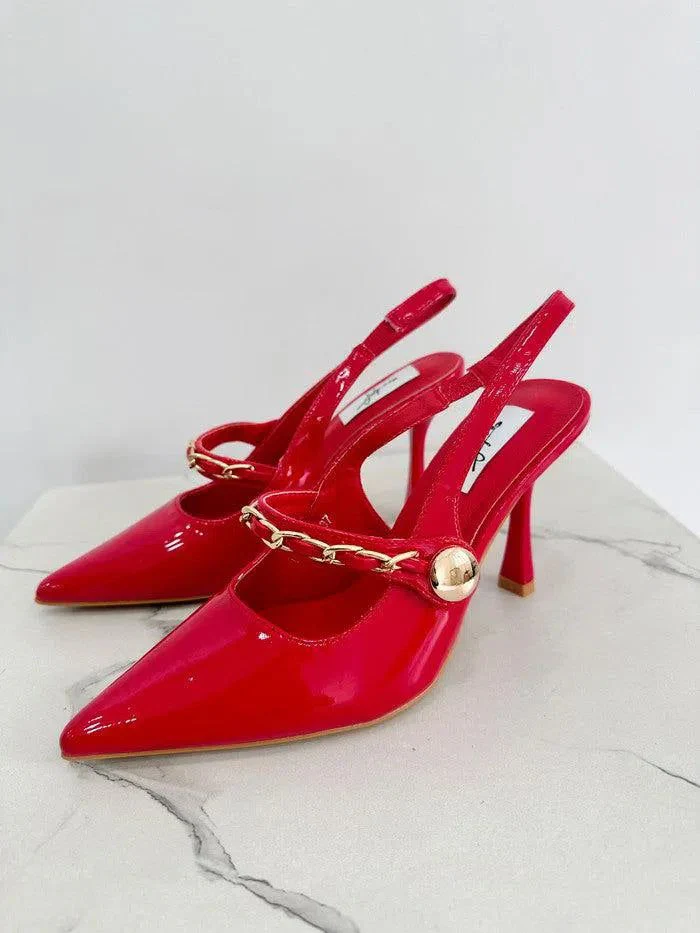 HARRIET-Decolletè con decorazione catena - immagine 8