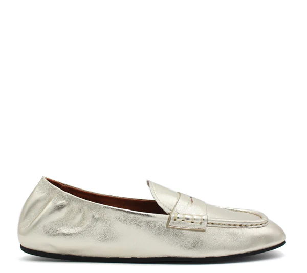 Mocassino dorato Ila