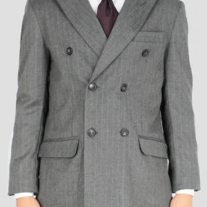 Doppiopetto Gessato Grigio