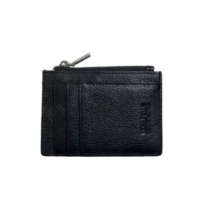 Portacarte blu con tasca portamonete